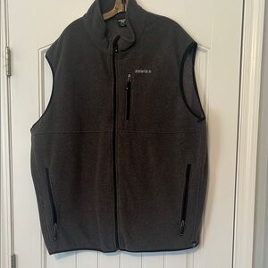 Solaris Men's Dark Gray Fleece Vest 3XB